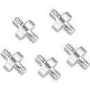 CAMVATE 1/4"-20 to 1/4"-20 Screw Adapter (5-Pack)