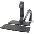 Ergotron Workfit-A II Ld, SNGL ,MONITOR w/ WS- ed Aluminum