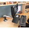 Ergotron Workfit-A II Ld, SNGL ,MONITOR w/ WS- ed Aluminum