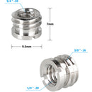 CAMVATE 1/4"-20 Female To 3/8"-16 Male Screw Adapter (5-Pack)