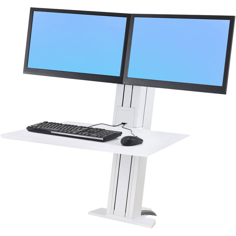 Ergotron Workfit-Sr, Dual Monitor STANDING DESK WS, White