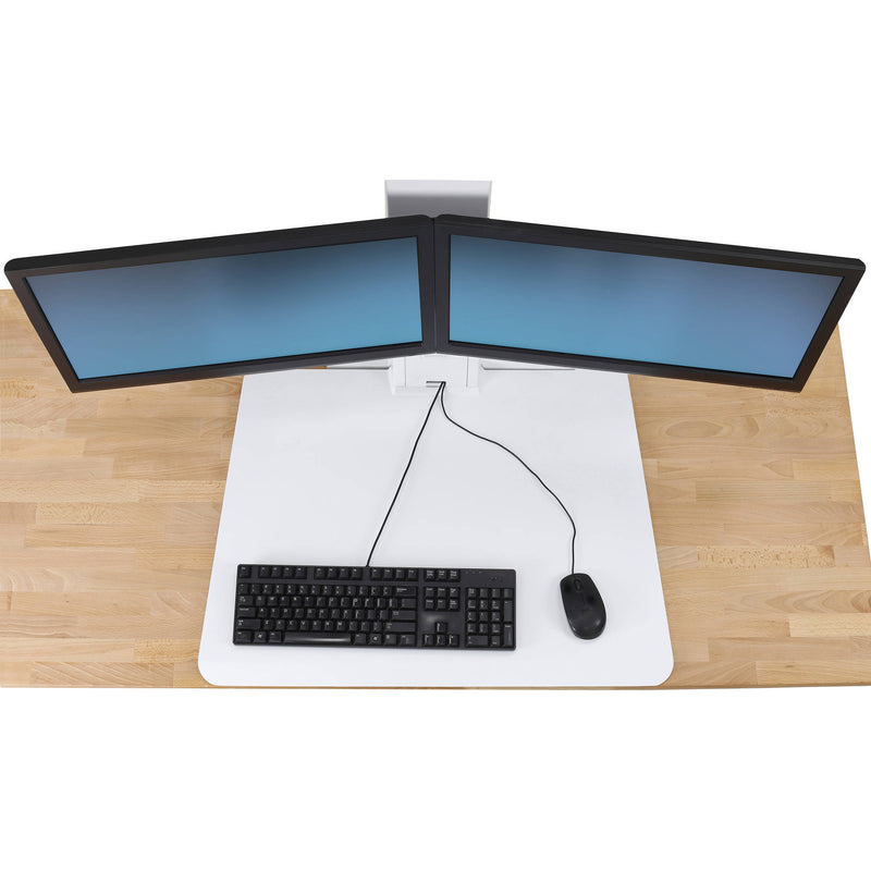 Ergotron Workfit-Sr, Dual Monitor STANDING DESK WS, White