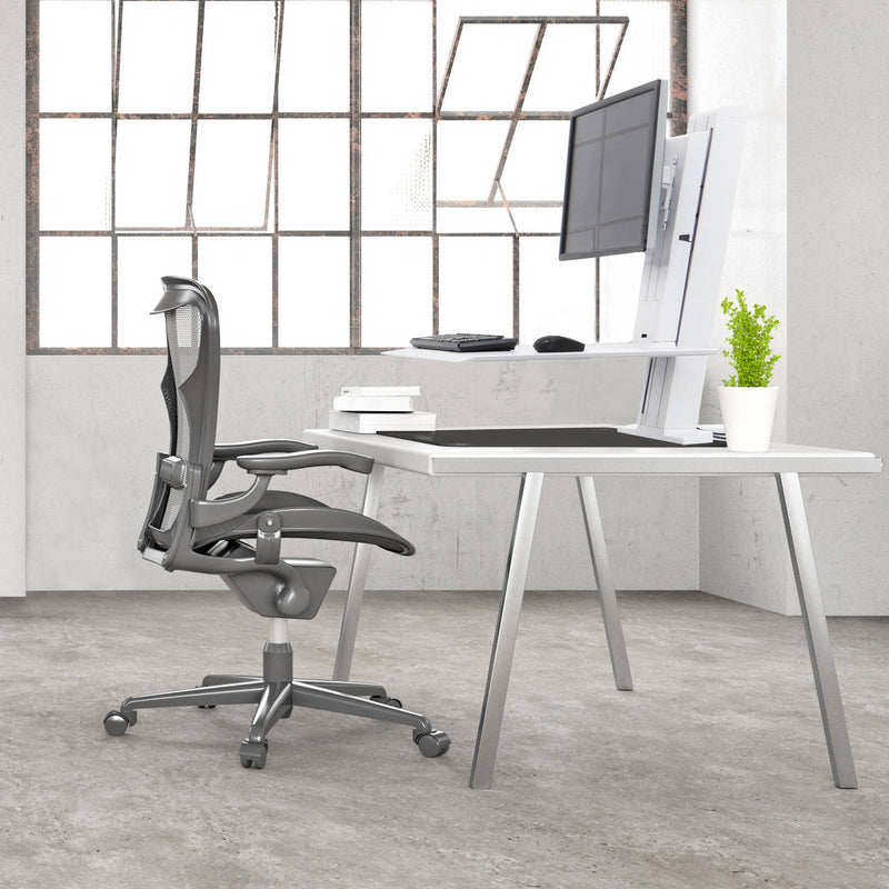 Ergotron Workfit-Sr, Dual Monitor STANDING DESK WS, White