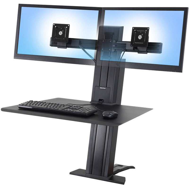 Ergotron Workfit-Sr, Dual Monitor, STANDING DESK WSBlack