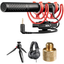 Rode VideoMic NTG Hybrid Analog/USB Camera-Mount Shotgun Microphone