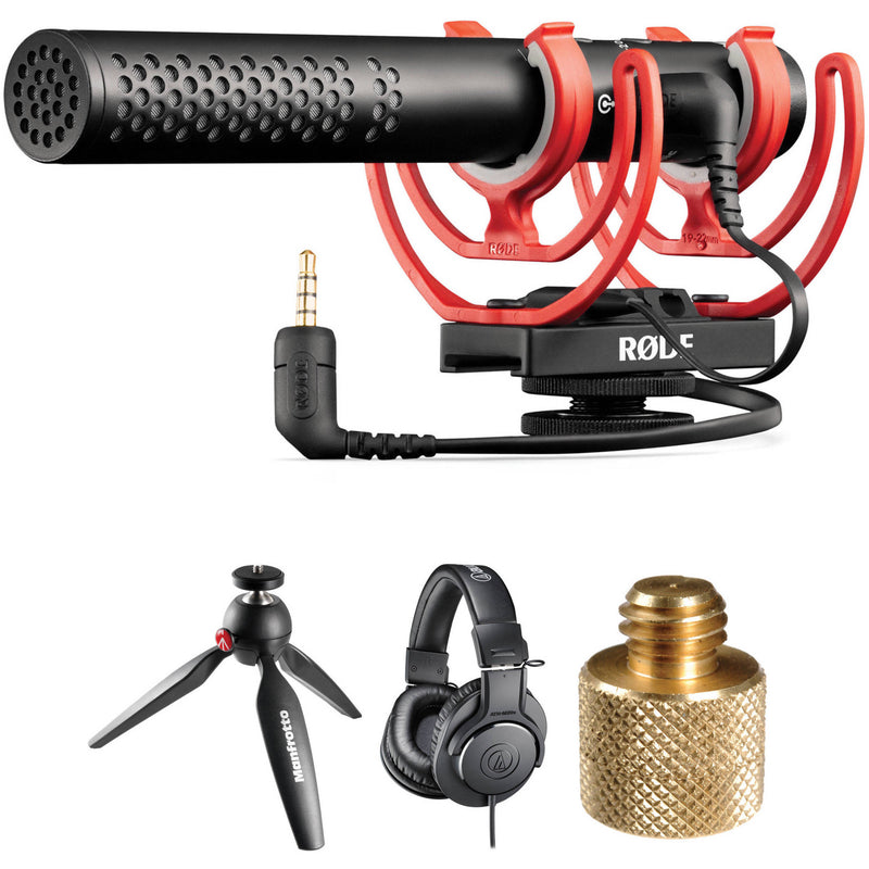 Rode VideoMic NTG Hybrid Analog/USB Camera-Mount Shotgun Microphone