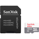 SanDisk 16GB Ultra UHS-I microSDHC Memory Card with SD Adapter