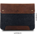 MegaGear Genuine Leather and Fleece Bag for 13.3" MacBook (Brown)