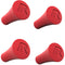 RAM MOUNTS Rubber Caps for X-Grip Holders (4-Pack, Red, Polybag/Sticker Packaging)