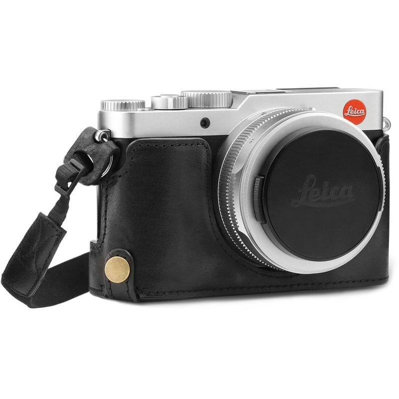 MegaGear Ever Ready Genuine Leather Camera Full Case and Stap for Leica D-Lux 7 (Black)