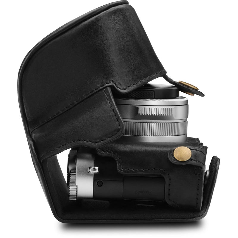 MegaGear Ever Ready Genuine Leather Camera Full Case and Stap for Leica D-Lux 7 (Black)