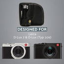 MegaGear Ever Ready Genuine Leather Camera Full Case and Stap for Leica D-Lux 7 (Black)