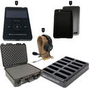 Williams Sound Digi-Wave 400 Series Intercom System for 8 Participants with 8-DLT 400,8-157 Headset Mics,Case