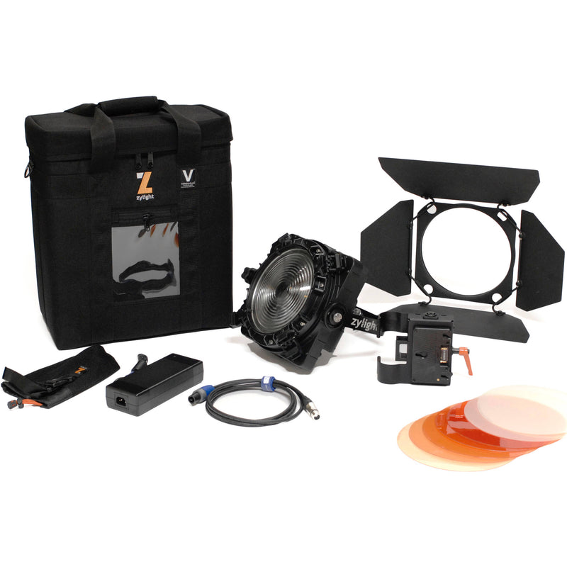 Zylight F8 Bi-Color Fresnel Single Head Gold Mount Kit with Case