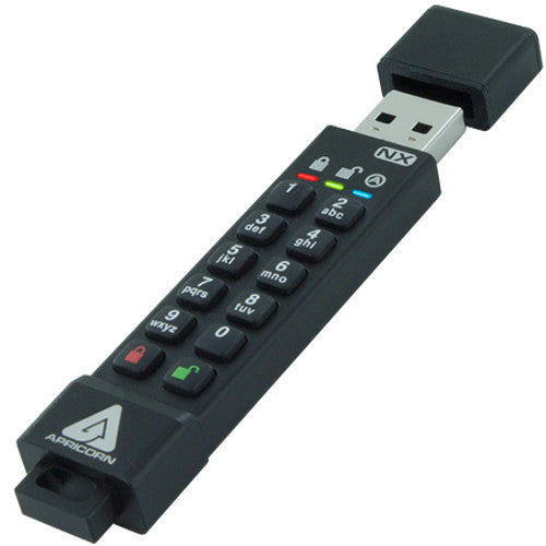 Apricorn 8GB 256-Bit USB 3.0 Encrypted Memory Key