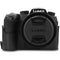 MegaGear Ever Ready PU Leather Full Camera Case for Leica V-Lux 5, Panasonic Lumix DC-FZ1000 II (Black)