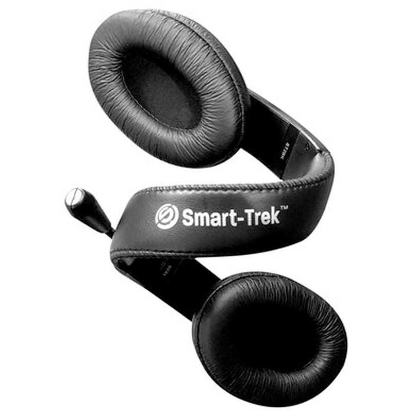 HamiltonBuhl Smart-Trek Deluxe Stereo Headset : In-Line Volume Control, USB Plug, Noise Canceling Mic(Black)