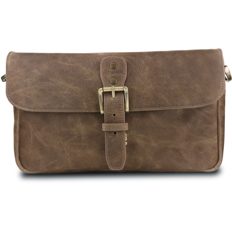 MegaGear Torres Genuine Leather Camera Messenger Bag (Mink)