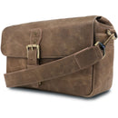 MegaGear Torres Genuine Leather Camera Messenger Bag (Mink)