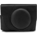 MegaGear Ever Ready PU Leather Camera Case for Sony Cyber-shot DSC-RX100 VII (Black)