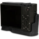 MegaGear Ever Ready PU Leather Camera Case for Sony Cyber-shot DSC-RX100 VII (Black)