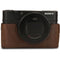 MegaGear Ever Ready PU Leather Camera Case for Sony Cyber-shot DSC-RX100 VII (Dark Brown)