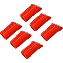 Matthews Rubber Feet for C-Stand (Orange, 6-Pack)