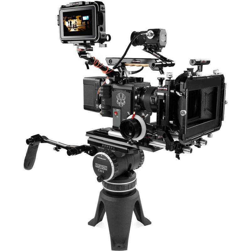 SHAPE Telescoping Tripod Pan Handle with Push-Button Joints (Cartoni)