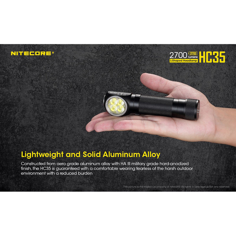 Nitecore HC35 USB Rechargeable LED Headlamp