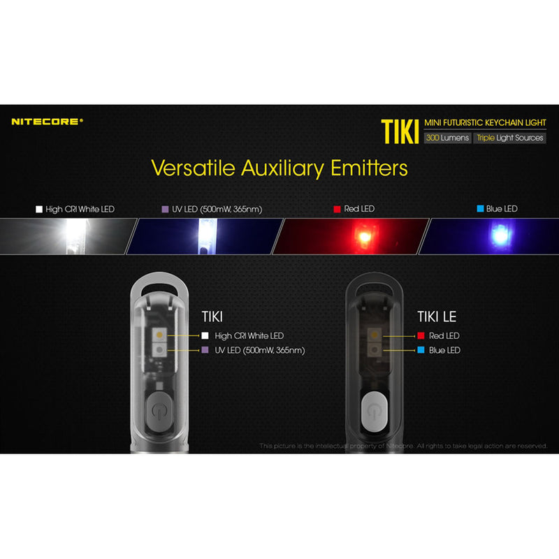 Nitecore TIKI LE USB Rechargeable LED Key Chain Flashlight