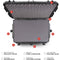 Nanuk 963 Wheeled Case with Foam (Black)