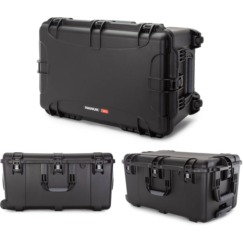 Nanuk 965 Wheeled Case without Foam (Black)