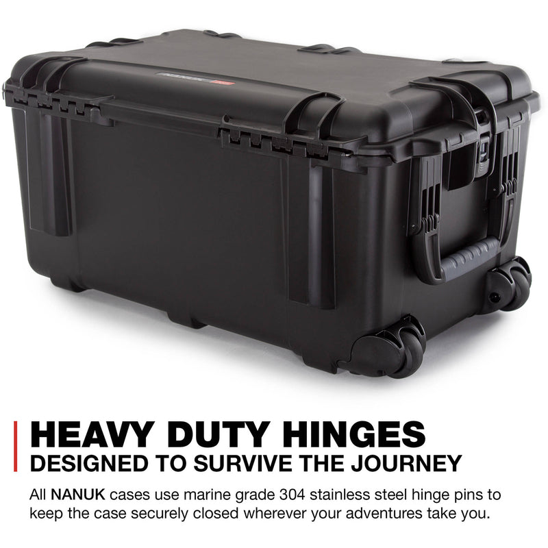 Nanuk 965 Wheeled Case without Foam (Black)