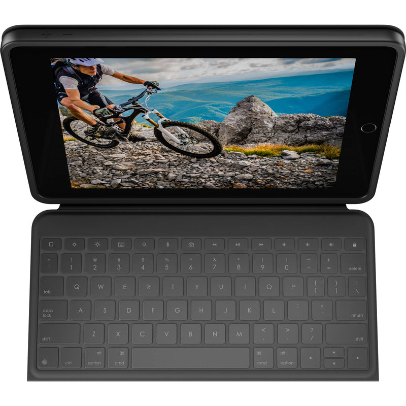 Logitech Rugged Folio Protective Keyboard Case for iPad 7th and 8th Gen