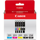 Canon PGI-250 & CLI-251 5-Cartridge Value Pack