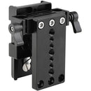CAMVATE Manfrotto-Style QR Plate, Baseplate, and 15mm Dual-Rod Clamp
