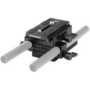 CAMVATE Manfrotto-Style QR Plate, Baseplate, and 15mm Dual-Rod Clamp