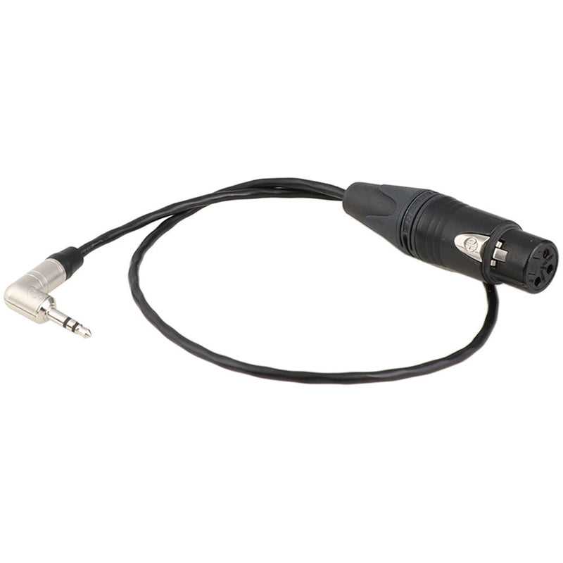 CAMVATE 3-Pin XLR Female To 3.5mm Male Cable For Red Sony Cine Camera (18")