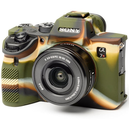 easyCover Silicone Protection Cover for Sony a9 II, a7R IV (Camouflage)