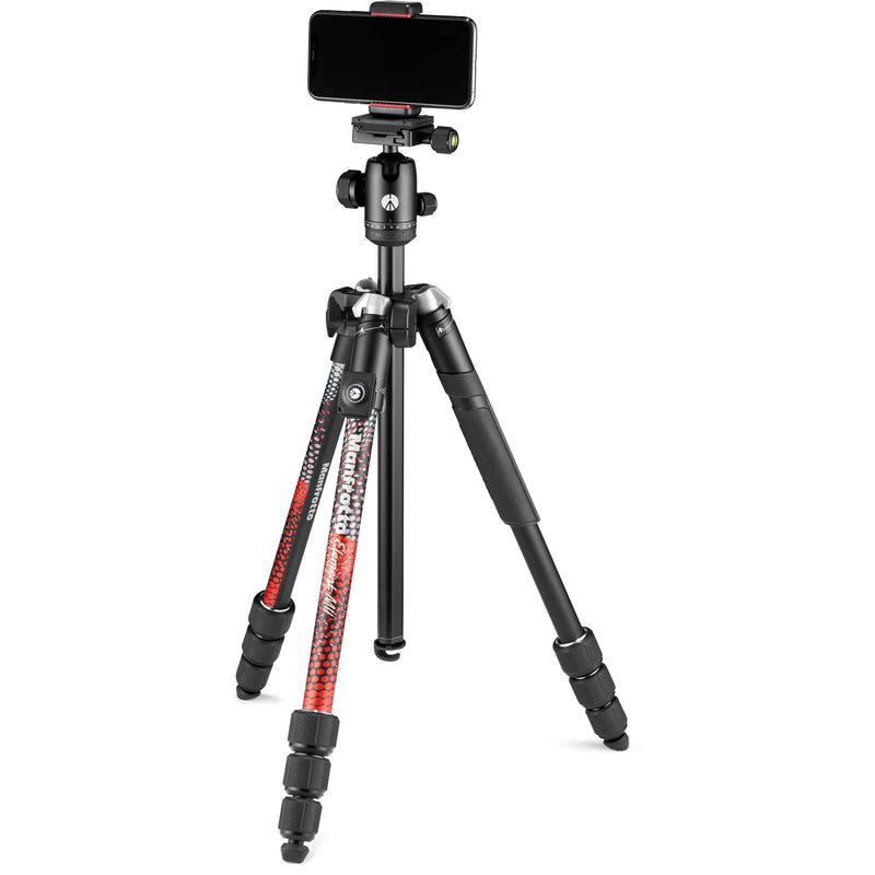 Manfrotto Element MII Aluminum Tripod with Ball Head (Red)