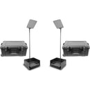 Prompter People ProLine StagePro 17" HighBright Carbon Fiber Presidential Teleprompters (Pair)