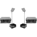 Prompter People ProLine StagePro 17" Carbon Fiber Presidential Teleprompters (Pair)