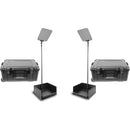 Prompter People ProLine StagePro 19" Carbon Fiber Presidential Teleprompters (Pair)