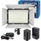 Vidpro Professional On-Camera 528 LED Varicolor Photo and Video Light Kit