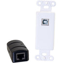 C2G 1-Port USB 2.0 Over Cat6 Wall Plate to Box Extender Up to 150ft (TAA Compliant)