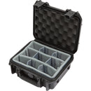 SKB 3I-0907-4-DT Small Mil-Std Waterproof Case 4" Deep with Think Tank Designed Dividers (Black)