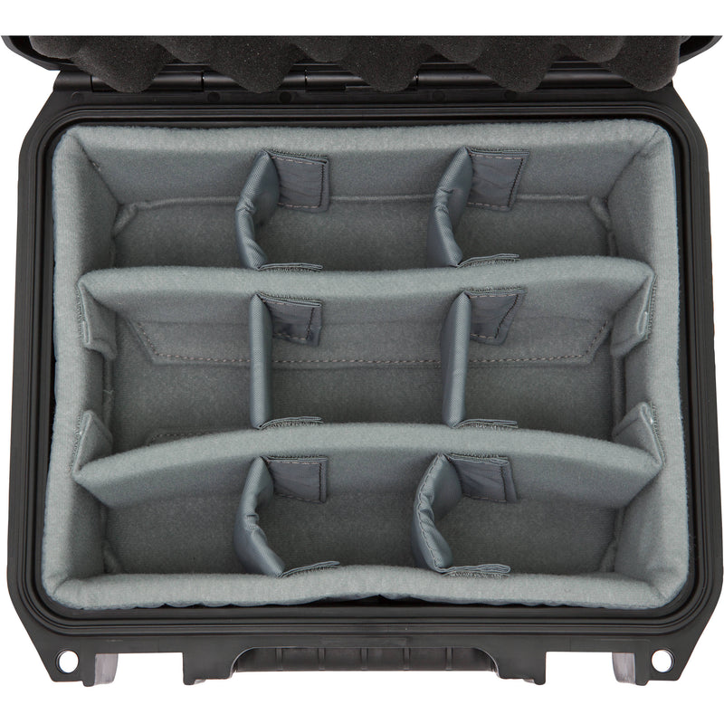 SKB 3I-0907-4-DT Small Mil-Std Waterproof Case 4" Deep with Think Tank Designed Dividers (Black)