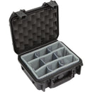 SKB 3I-0907-4-DT Small Mil-Std Waterproof Case 4" Deep with Think Tank Designed Dividers (Black)