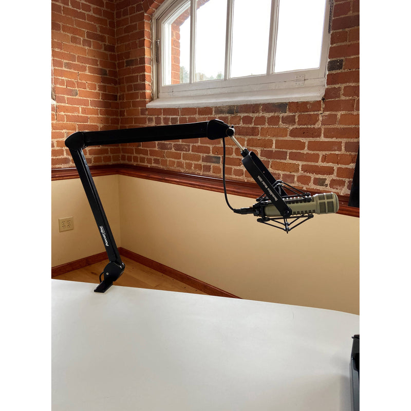 Sontronics PODCAST PRO Supercardioid Dynamic Mic Kit with Broadcast Arm and Cable (Red)