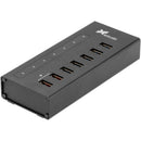 Xcellon 7-Port Powered USB 3.0 Slim Aluminum Hub with 2 Dual Data/Charging Ports